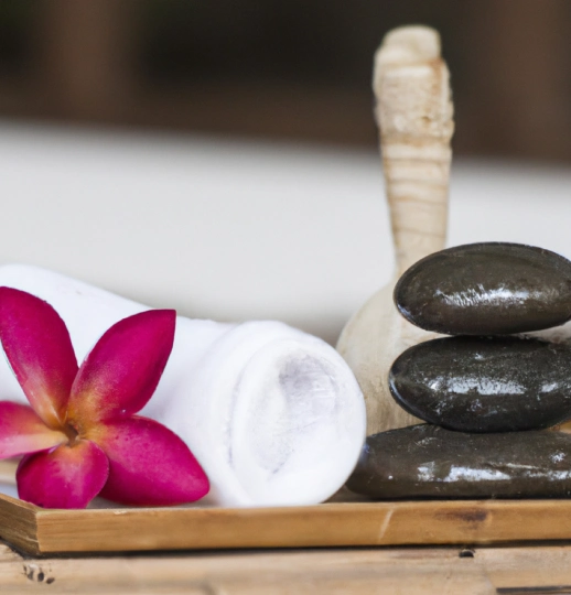 Hot stone massage therapy at Crown Thai Spa Mysore